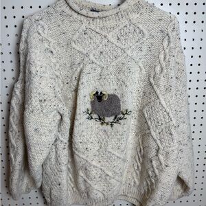 Rare Vintage Acorn Wool sweater with sheep design